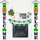 thumbnail image 4 of Decoraciones para el Día de San Patricio, pareados del Día de San Patricio, decoraciones para puertas, fiestas navideñas, cortinas para puertas de interior y exterior, banderas de tela colgantes, panc, 4 of 6