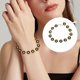thumbnail image 2 of Pulsera de colores lindos para las mujeres pulseras delicadas con cadena ajustable joyería delicada para ella, 2 of 3