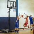 thumbnail image 3 of Patiojoy Portable Basketball Hoop 8-10FT Height Adjustable Basketball Hoop System w/ 44" Backboard Fillable Base, 3 of 10