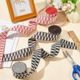 thumbnail image 4 of 6 Yards Jacquard Ribbon Trim 3 Colors 1.5" Boho Embroidered Trim Vintage Striped Pattern Woven Ribbon Fabrics for DIY Clothing Straw Hat Bag Sewing Craft Home Curtain Decor Accessories, 4 of 9