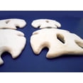 thumbnail image 6 of Set of 12: White Rustic Arrowhead Sand Dollars 3-3 1/2" Beach Wedding Coastal Cottage Decor, 6 of 7