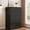 Black, variant on Hijob 5 Drawer Dresser, Modern Storage Cabinet for Bedroom, 40" Tall Chest Mid Century Vertical Dresser w/Natural Texture of Drawers for Living Room, Bed room, White