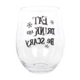 thumbnail image 2 of Something Different Eat, Drink & Be Scary Stemless Wine Glass, 2 of 2