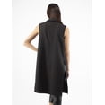 thumbnail image 2 of Maxi chaleco con abertura color Negro AMAD Casual para mujer talla XL, 2 of 3
