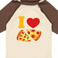 thumbnail image 4 of Inktastic I Love Pizza Boys or Girls Long Sleeve Baby Bodysuit, 4 of 5