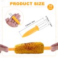 thumbnail image 3 of Uxcell 16-Pack Sujetadores de Maíz, Sujetadores de Acero Inoxidable de 3.5 Pulgadas para Mazorcas de Maíz con Mangos de TPR y Diseño Interlocking [Amarillo], 3 of 6