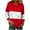 Womens Tops-A04 Red, variant on Mifsaly Women Sequin Patchwork Sweatshirt Oversized Crew Neck Raglan Long Sleeve Pullover Sweatshirts Party Work Casual Sparkly Tops Spring Fall Color Block Glitter Shirts