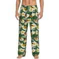 thumbnail image 2 of Goofa Sunflowers And Butterflies Printed Soft Pajama Pants for Men, Wide Leg Comfy Casual Lounge Yoga Pants-XX-Large, 2 of 9