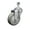 Swivel - No Brake - Gray, variant on 4 Inch Gray Polyurethane Wheel Swivel ½ Inch Threaded Stem Caster SCC