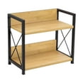 thumbnail image 1 of GROWTH TANK Desktop Organizer Men Spice Rack Tabletop Stand Display Shelf Desk Bookshelf light brown, 1 of 9