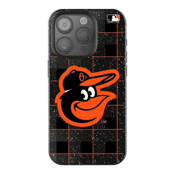 Keyscaper Baltimore Orioles Plaid Bling iPhone Case