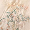 thumbnail image 5 of Women's 3/4 Sleeve Tops Plus Size Solid Embroidered Round Collar Summer Top, 5 of 9