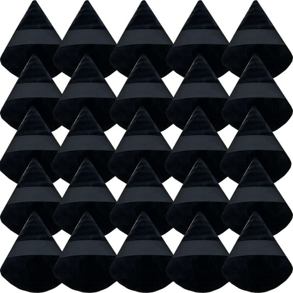 RONYOUNG 30PCS Powder Puff Face Soft Makeup Sponge, Triangle Powder Puffs for Loose Powder Mineral Powder Velour Puff for Face Exquisite Makeup Eyes Contouring, Beauty Makeup Tools