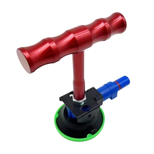 Herramienta de reparación de abolladuras para automóviles PDR, extractor manual de abolladuras con ventosa, kit universal para reparación de abolladuras. rojo azul