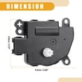thumbnail image 5 of HVAC Heater Blend Door Actuator No.BE8Z19E616A Car Air Door Actuator for Ford Fiesta 2011-2019, 5 of 6