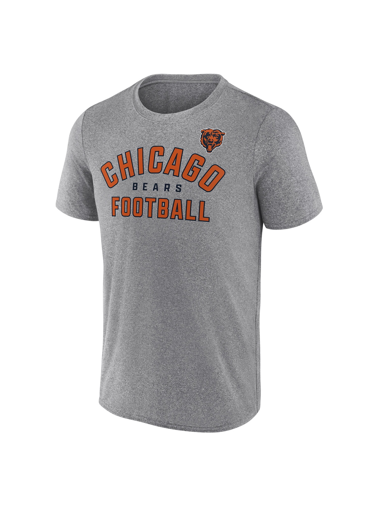 NFL Men's Chicago Bears Synthetic Gray Short Sleeve Arch Logo T-Shirt – All 32 Teams Available