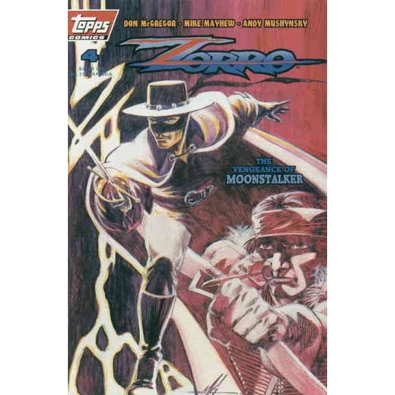 Zorro (Topps) #4 VF ; Topps Comic Book