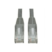 Tripp Lite 10ft Cat6 Gigabit Snagless Molded Patch Cable (RJ45 M/M) - Gray