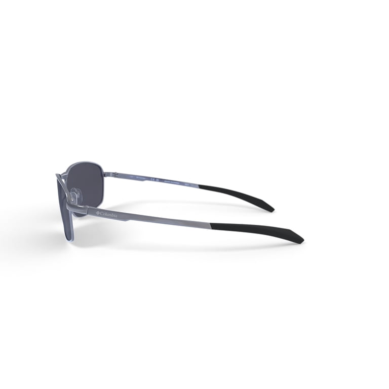 Columbia Fir Ridge Oval Sunglasses with Shiny Dark Gunmetal Frame