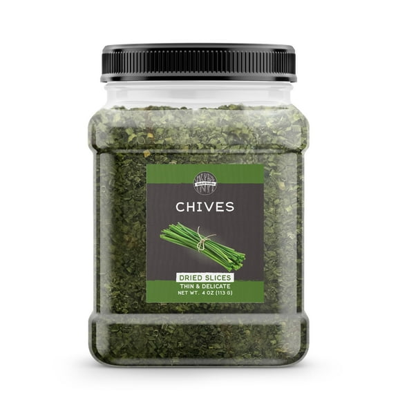 Birch & Meadow 4 oz of Dried Chives, Thin & Delicate, Sauces & Soups
