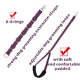thumbnail image 4 of Set de correas para el ombligo y trabillas para el cuidado del perro FURSDOLY, ajustables, morado, 4 of 8