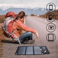 thumbnail image 2 of Zootealy Portable Solar Panel Charger for Outdoor Activities and Emergencies, 2 of 6