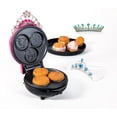 thumbnail image 3 of Nostalgia MyMini Princess Icons Shaped Mini Waffle Maker with Non-Stick Surface, 550W, Pink, 3 of 5