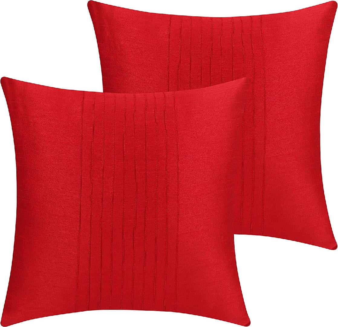 Pillowcase with needle pleated panel