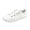 09#White, variant on Women Daisy Floral Print Canvas Sneakers, Lightweight Breathable Lace Up Walking Flats Non Slip Rubber Sole Casual Daily Shoes