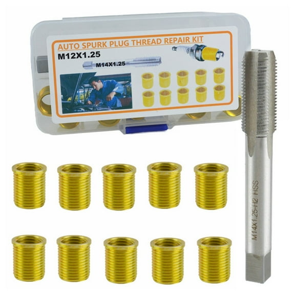 Easy Installation M12x1.25 Sparks Plugs Thread Repair Insert for Extending Engine Lifespans in Garages Various Vehicles