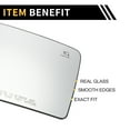 thumbnail image 3 of Reemplazo de vidrio de espejo lateral derecho de 1 pieza Unique Bargains para Ford F-150 2004-2010 con placa de respaldo blanca, 3 of 6