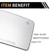 thumbnail image 3 of Reemplazo de vidrio de espejo lateral derecho de 1 pieza Unique Bargains para Ford F-150 2004-2010 con placa de respaldo blanca, 3 of 6