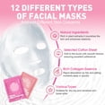 thumbnail image 2 of KONEUK Set de 12 mascarillas faciales hidratantes de colágeno, 2 of 7