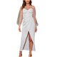 thumbnail image 1 of Vestido largo de noche de encaje sin espalda sin tirantes de manga larga sexy de moda para mujer Fridja  yut351, 1 of 7