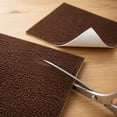 thumbnail image 3 of 11.8 x 23.6 Inches Self-Adhesive Cat Scratching Pad, Cuttable Scratch Mat for Furniture, Reusable Sofa Protector for Cats(Brown), 3 of 5