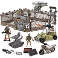 thumbnail image 2 of JOYIN Juego de juguetes de la base militar que incluye la base militar, vehículos militare JOYIN JOYIN, 2 of 2
