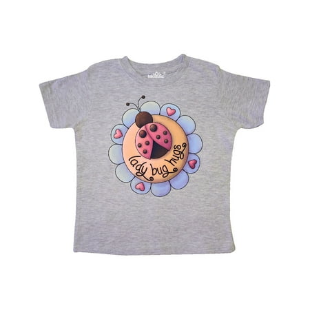 

Inktastic Ladybug Hugs with Flower Gift Toddler Boy Girl T-Shirt