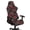 Rose Spider Web Print Red Black, variant on SCRAWLGOD Zebra Print Beige Black Gaming Chair Cover Pack of 4, Breathable Rotating Chair Covers with Elastic Bottom Universal Computer Chair Slipcover with 2 Pieces Armrest Cover