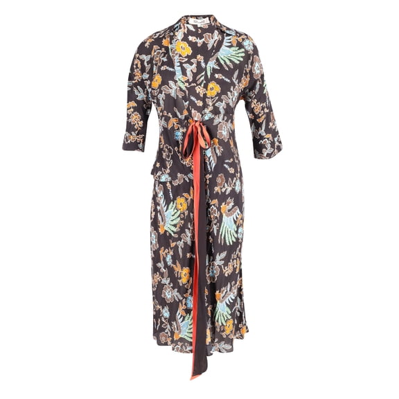 Pre-Owned Diane Von Furstenberg Madalena Wrap Dress in Multicolor Viscose
