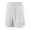 White, variant on Men's Waffle Shorts with Zipper Pockets 5'' Inseam Soft Elastic Waist Shorts for Athletic Workout Lounge Black
