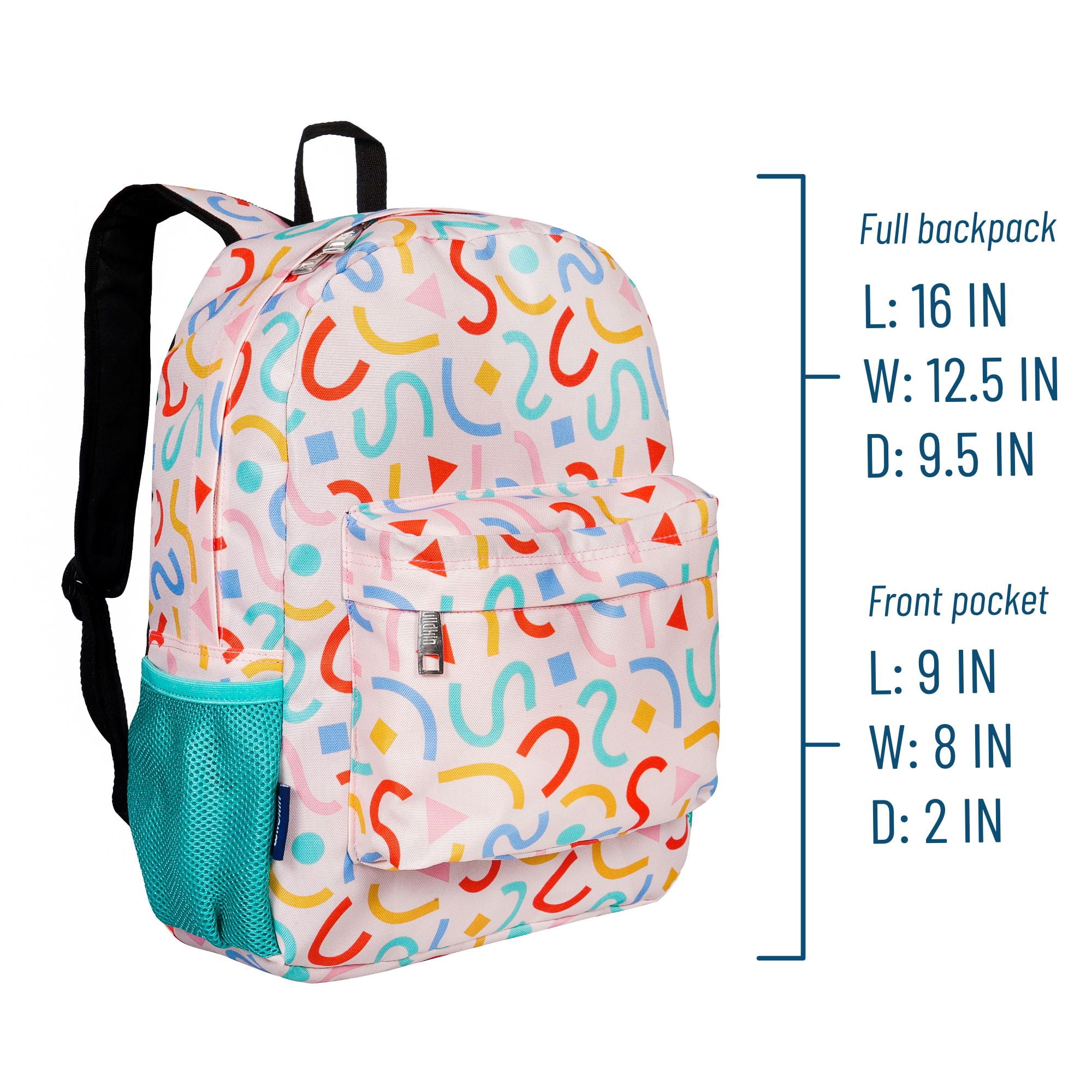 Wildkin Kids 16 Inch Backpack for Boys and Girls (Confetti Peach)