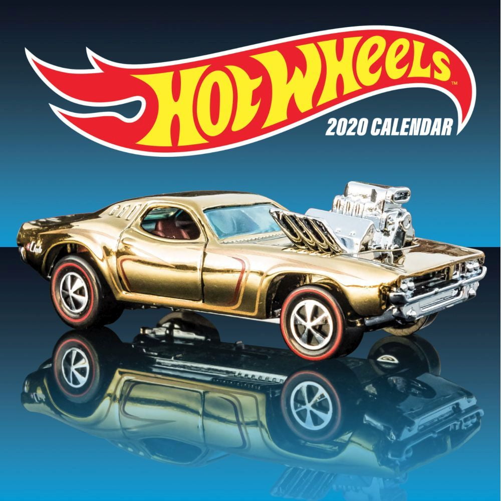 Calendars Hot Wheels Wall Calendar with High Quality Paper All Major