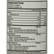 2 Pack - OmegaWorks Omega 3-6-9 Softgels 60 Soft Gels