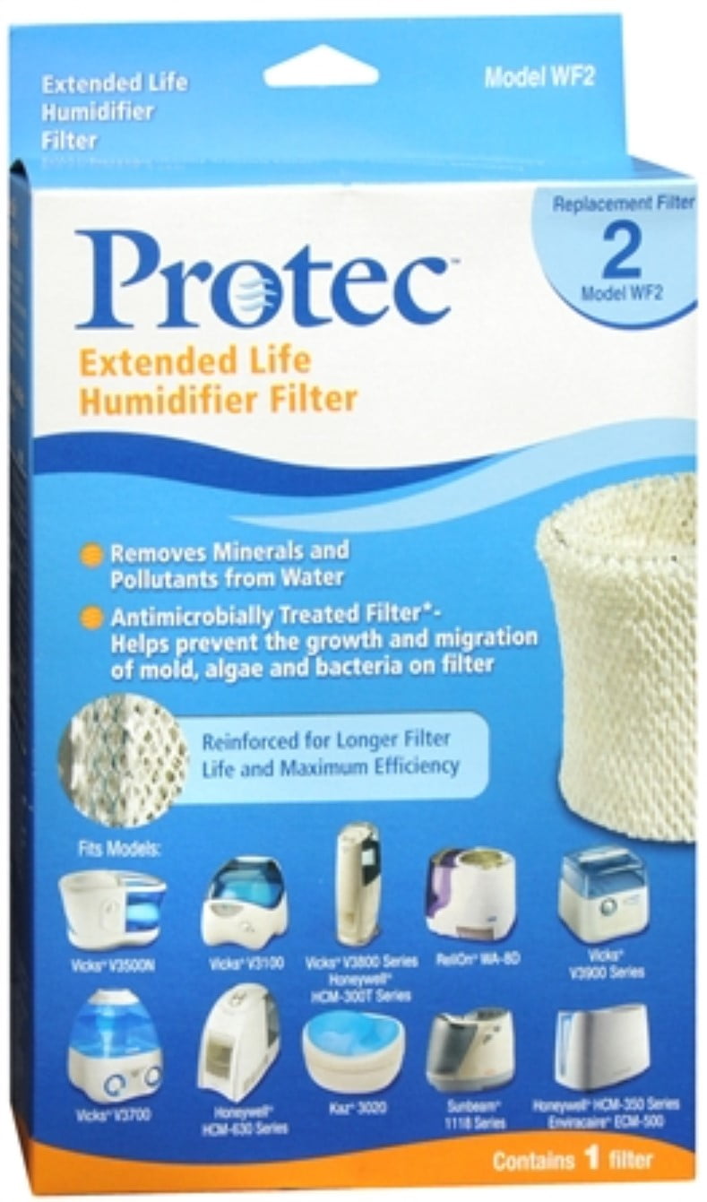 3 Pack Protec Extended Life Humidifier Replacement Filter Model WF2 1 Each 