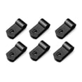 thumbnail image 4 of 1000 Pcs 1/4 Inch Black Nylon R-Type Cable Clips for Mounting Indoor Outdoor Rope Light Electrical Wire Clamp Fastener, 4 of 6