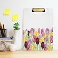 thumbnail image 5 of FMSHPON Spring Farm Tulip Flower Clipboard Hardboard Wood Nursing Clip Board and Pull for Standard A4 Letter 13x9 inches, 5 of 7