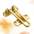 thumbnail image 2 of Anti-Theft Buckle Door Lock Home Hotel Door Bolt Latch Heavy Duty Door  (Golden), 2 of 6