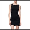thumbnail image 2 of Vestido Corto de Verano para Mujer, Corte A, Sin Mangas, Cuello , para Fiestas en Clubes y Clubes. Negro L, 2 of 10