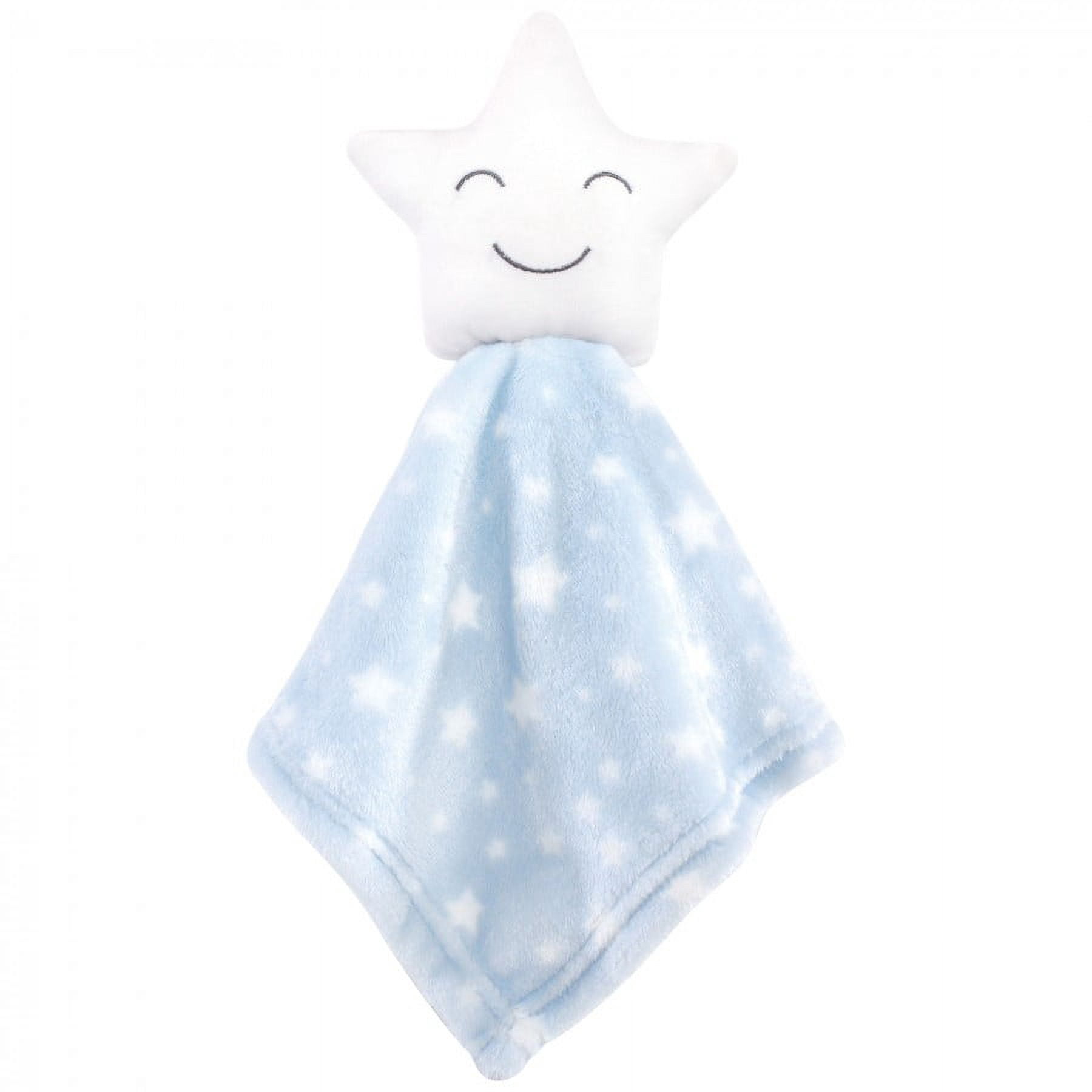 Hudson Baby Infant Boy Plush Blanket with Security Blanket, Star Boy, One Size
