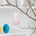 thumbnail image 4 of Easter Tutu Bunny Hanging Ornament, Soft Fabric Rabbit Pendant for Easter Tree, Window, Home & Car Decor, 4 of 7